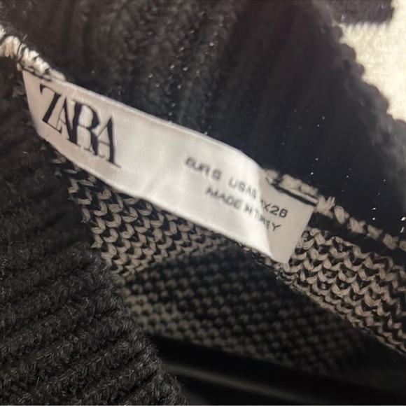 ZARA SMILING HEART AND STARS JACQUARD KNIT SWEATER - Picture 5 of 5